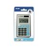 Calculatrice De Poche - 8 Chiffres - Étui Inclus - Double Alimentation - Couleur Gris/bleu