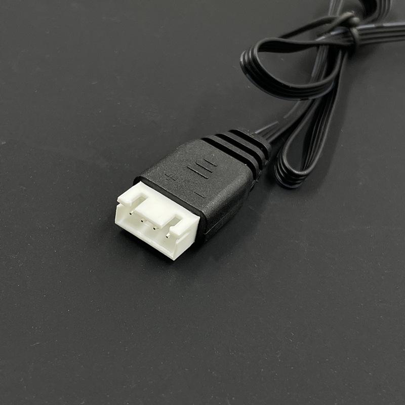 USB Charger for 7.4V Lithium Battery Electric Toy Gun (XH-4P-7.4V, White Head, DC5V)
