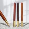 0.5mm Black Ink Ballpoint Pen Wood Body Neutral Pen Vintage Signature Pen  Gift
