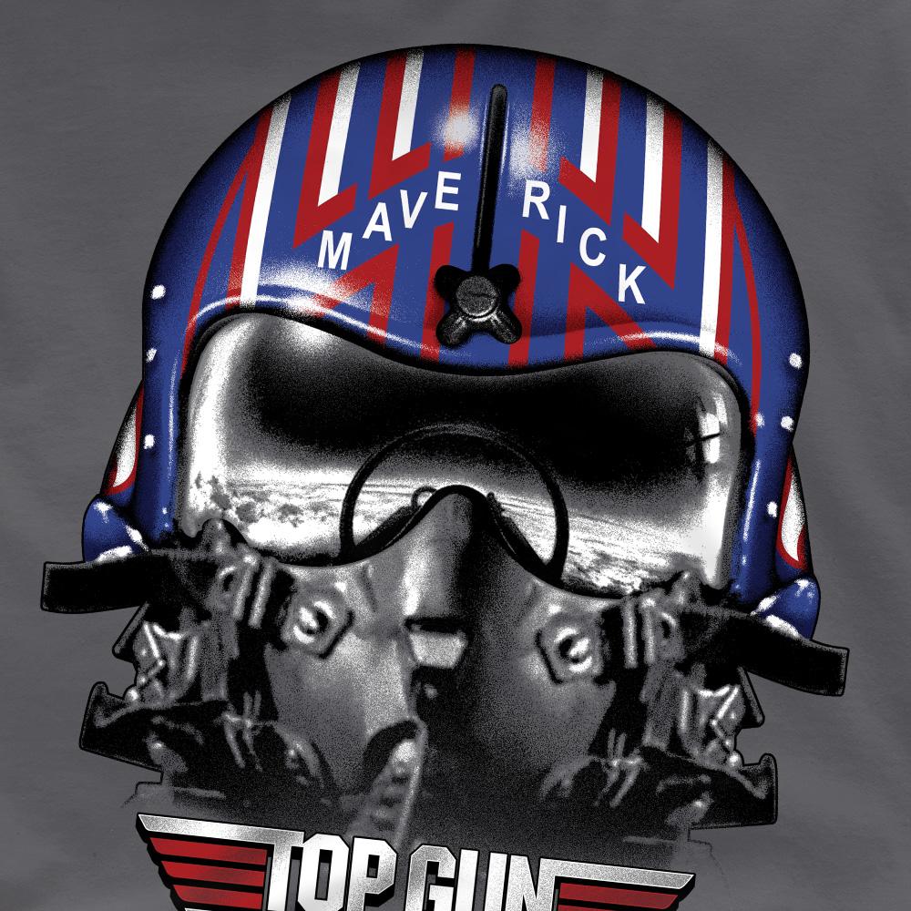 Top Gun Mens Maverick Helmet T-Shirt