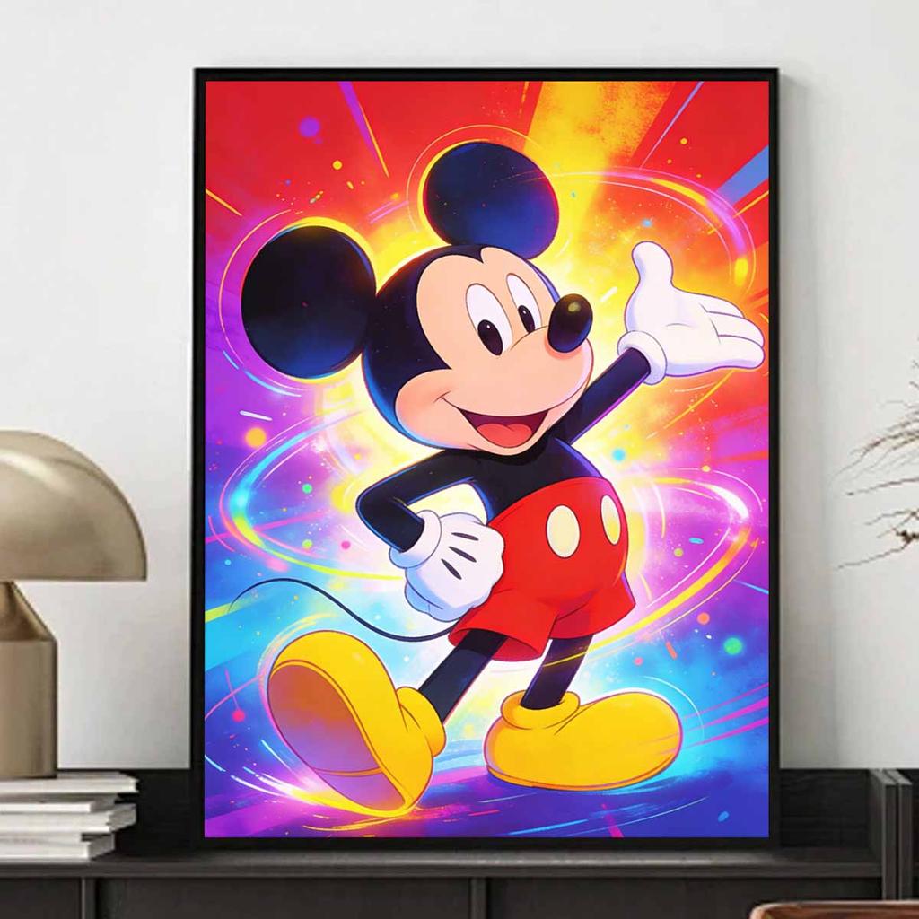 Disney Diamond Painting Kit Mickey's Funky Dance 5D DIY Diamond Art Home Bedroom Wall Decor