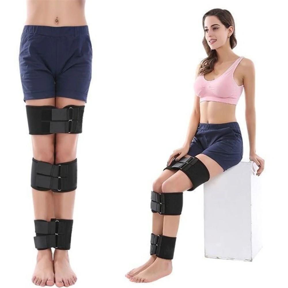 3Pcs/Set Adjustable Legs Posture Corrector Black Legs Correction Belts Corrected Bone Care