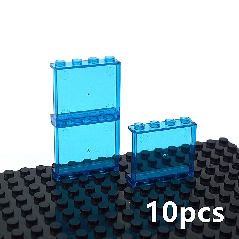 4215 87543 Прозрачная Панель Стеклянный Дом MOC Городские Кирпичики Детали 1x2 1x4 Рама Окна Строительные Блоки Конструкция Совместимая Игрушка