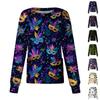 Women's Casual Long Sleeve Single Breasted Printed Dry- Top