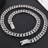 Mens Curb Chain Necklace 20-26 Inches 12MM Wide Long Necklaces For Men Best Friends Stainless Steel Jewelry Gifts For Birthday