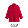 Fashion Style 2024 Summer New Women's Clothing Temperament Wild Embroider Poplin Cut Out Long Sleeves Shirt 8005916