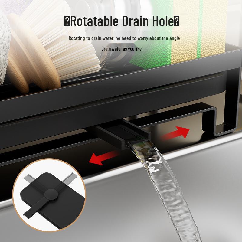 Многофункциональная подставка-держатель для губки и тряпки из нержавеющей стали