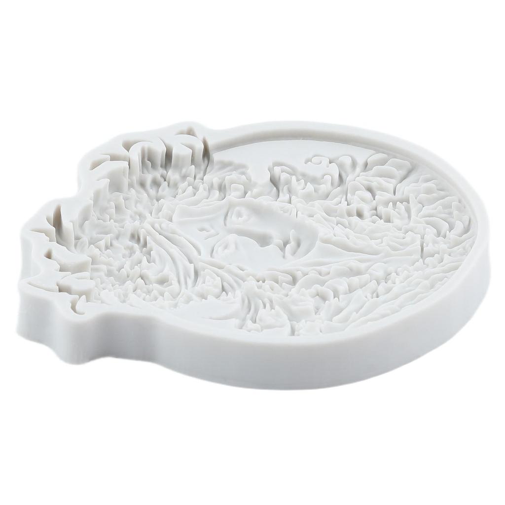 Cameo with Picture Frame Silicone Molds Lady Avatar Fondant Mold Cake Decorating Tools Cupcake Topper Candy Chocolate Gumpaste Mold