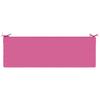 Bench Cushion SOEST 100percent  Polyester Pink 140 x 50 x 8 cm