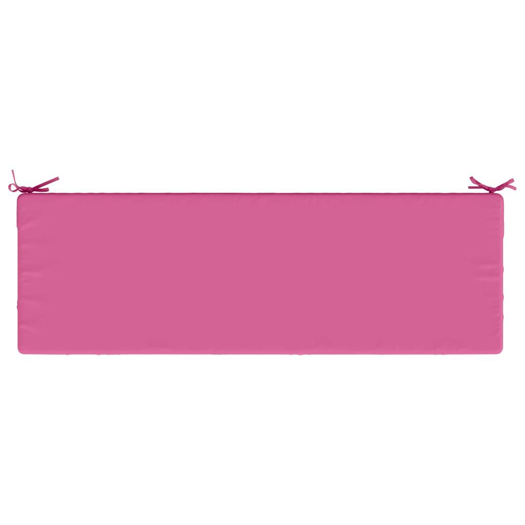 Bench Cushion SOEST 100percent Polyester Pink 140 x 50 x 8 cm