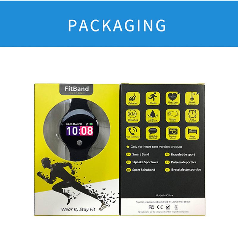 Умные часы IP65 OLED Спортивные Сообщения Здоровье Мужчины Женщины Молодежь Вибрирующий Будильник Браслет Bluetooth Шагомер Электронные Смарт-часы