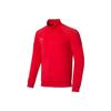 Li Ning Ping Pong Series Solid Color Logo Stand Collar Jacket Hoodie Men Jackets Crimson-Red AWDR749-3