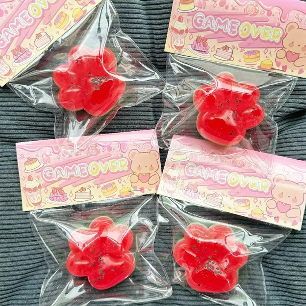 Santa Claus Deer Cat Claw Squishy Fidget Toy Silicone Pinch Decompression Toy Christmas Gift