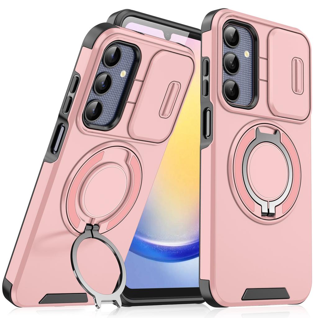Применимо к Samsung S26ultra чехол для мобильного телефона с окошком-воротником A36/A25 чехол с вращающимся держателем S23FE защитный чехол