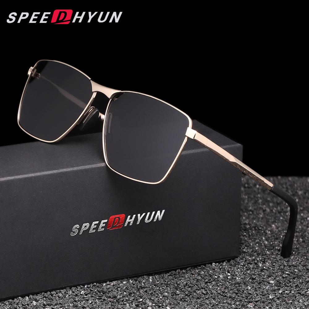 SPEEDHYUN Легкие классические солнцезащитные очки с полной защитой от ультрафиолета, поляризованные