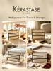 Kerastase Подарочная мешковина Косметичка, Плетеная сумка для хранения макияжа на молнии 26*19 см для ухода за кожей, ухода за волосами, дорожный органайзер