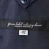 Зеленая этикетка расслабляющий классический пиджак UNITED ARROWS приталенный 42 Темно-синий Мужской Б/У