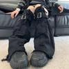 Y2k Leg Warmer Harajuku Calf Gaiters Socks Women Black Denim Leg Covers