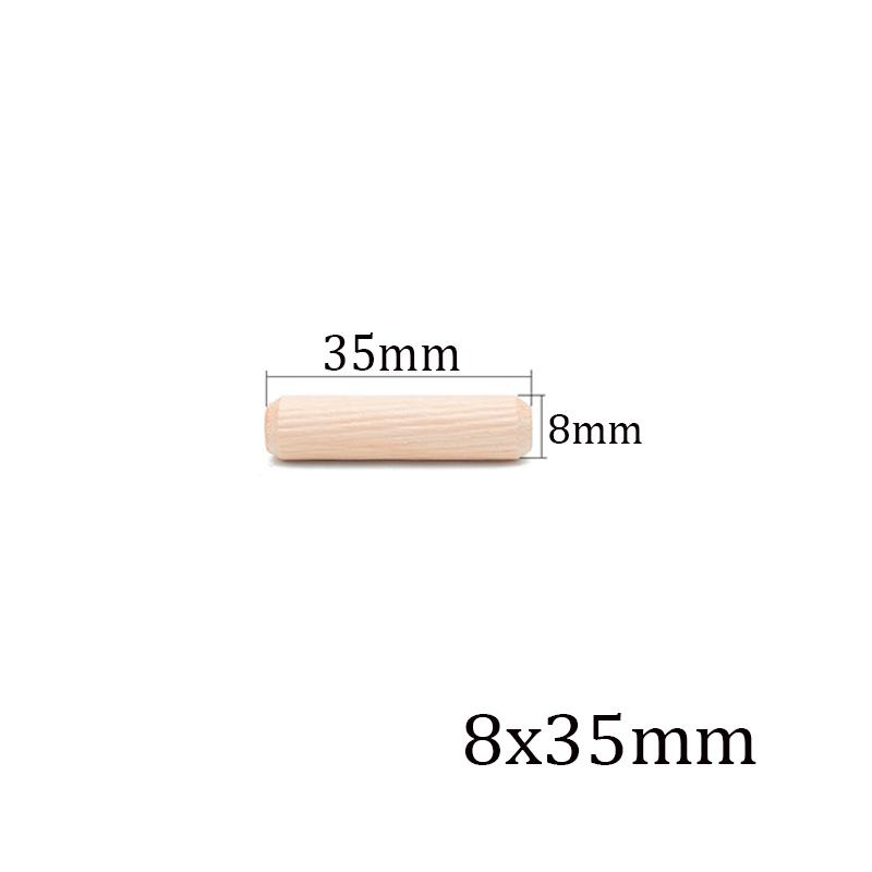 100/50 шт. Дюбель для деревообработки, штифты для рукоделия, набор стержней, мебельный штифт, штифт для деревянного шкафа, ящика, круглая рифленая древесина