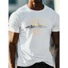Мужская футболка Annapurna Nepal Mountain Graphic Tee, европейский размер - Повседневная, с круглым вырезом, коротким рукавом, легкая летняя футболка с дизайном в виде золотой звезды