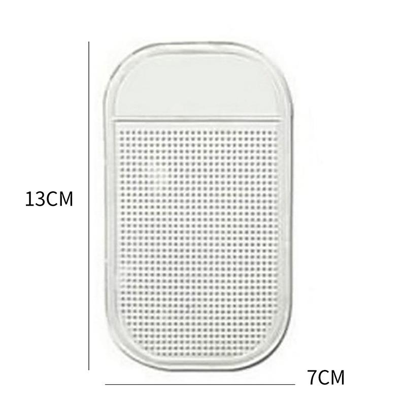 Большой автомобильный коврик для приборной панели, липкий противоскользящий коврик из ПВХ, силиконовый противоскользящий коврик для хранения, нескользящий липкий коврик для ключей телефона