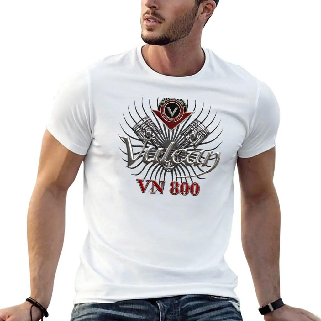 Футболка Vulcan VN 800 Поршни спортивные фанаты мужская одежда мужская тренировочная футболка
