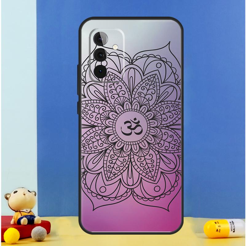 Чехол-футляр со символом Аум Ом для Samsung Galaxy A16 A36 A56 A06 A54 A34 A14 A13 A53 A12 A22 A32 A52 A35 A17 A15 A55