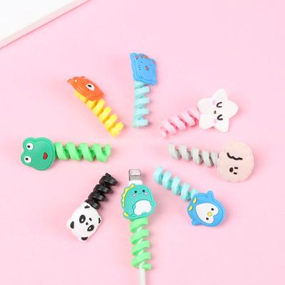 Чехол для намотки с рисунком, чехол для кабеля USB для зарядки, защитная трубка для кабеля, провода, шнура, защитная крышка для линии передачи данных