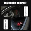 zjdf10 Alloy Car Tire Valve Caps Wheel Protection Cover for Mitsubishi Ralliart Lancer ASX Colt Pajero Outlander Eclipse Delica Grandis