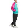adidas Originals X Feifei Ruan Collaboration FW23 Двусторонняя атласная вышитая куртка с цветными блоками Куртка унисекс IX4242