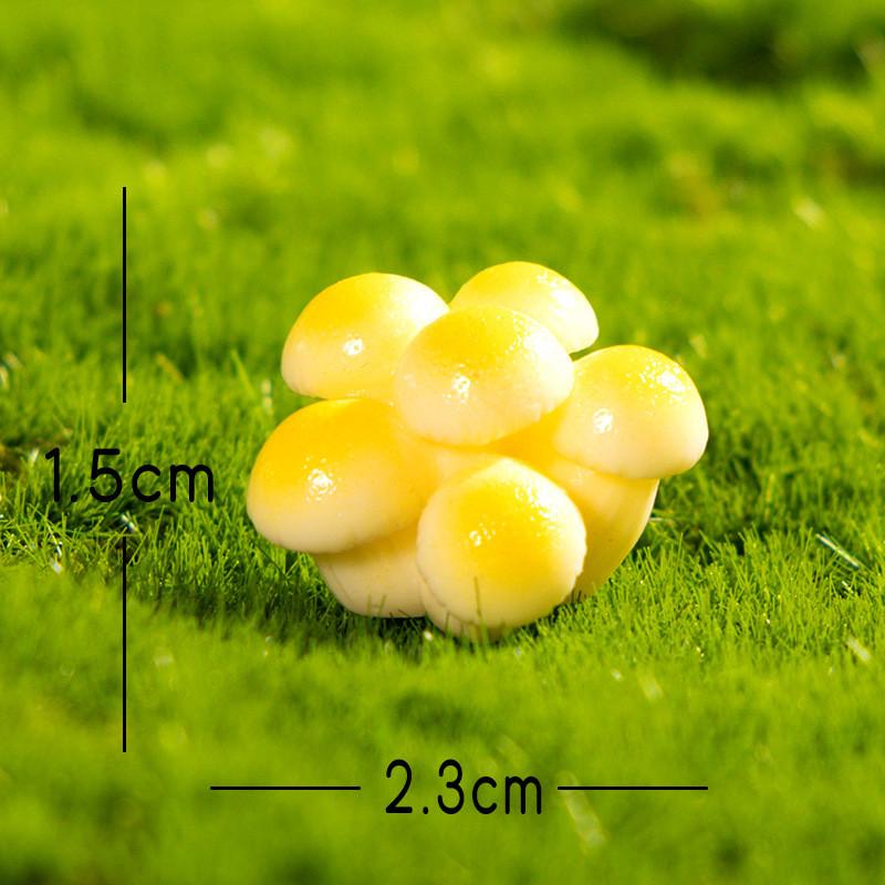 Artistic Resin Mushroom Figures For Fairy Garden Craft Home Decor Gift For Hobbyists