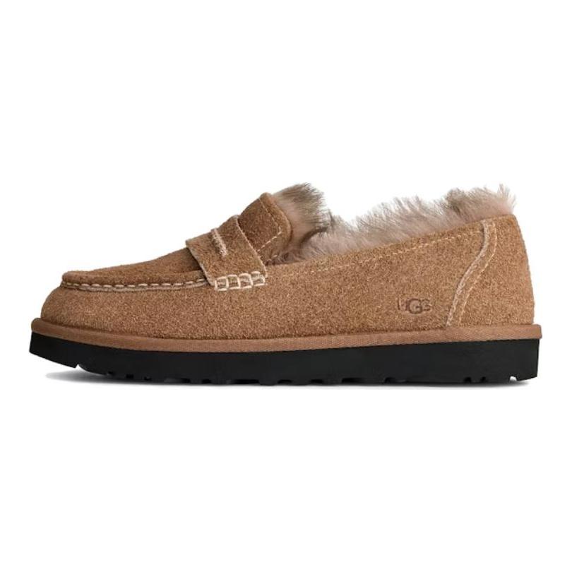 UGG Лоферы Ellis Каштановые Женские Кроссовки Коричневые 1179390-CHE