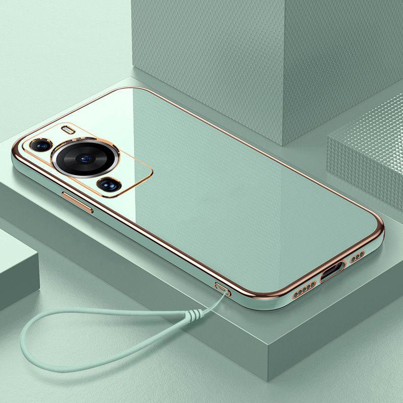 Чехол для Huawei Nova Y72 Чехол для Huawei P60 P60 Pro Чехол для телефона с прямым краем Силиконовый мягкий чехол для задней панели