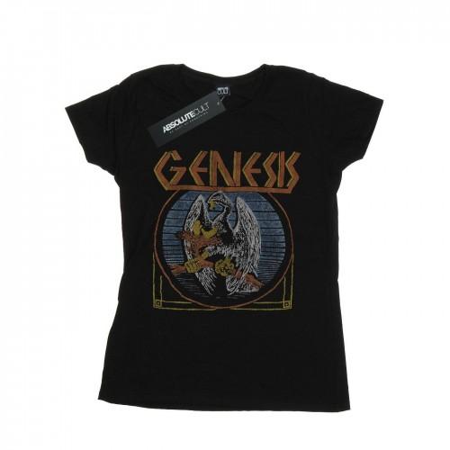Genesis Womens/Ladies Distressed Eagle Cotton T-Shirt