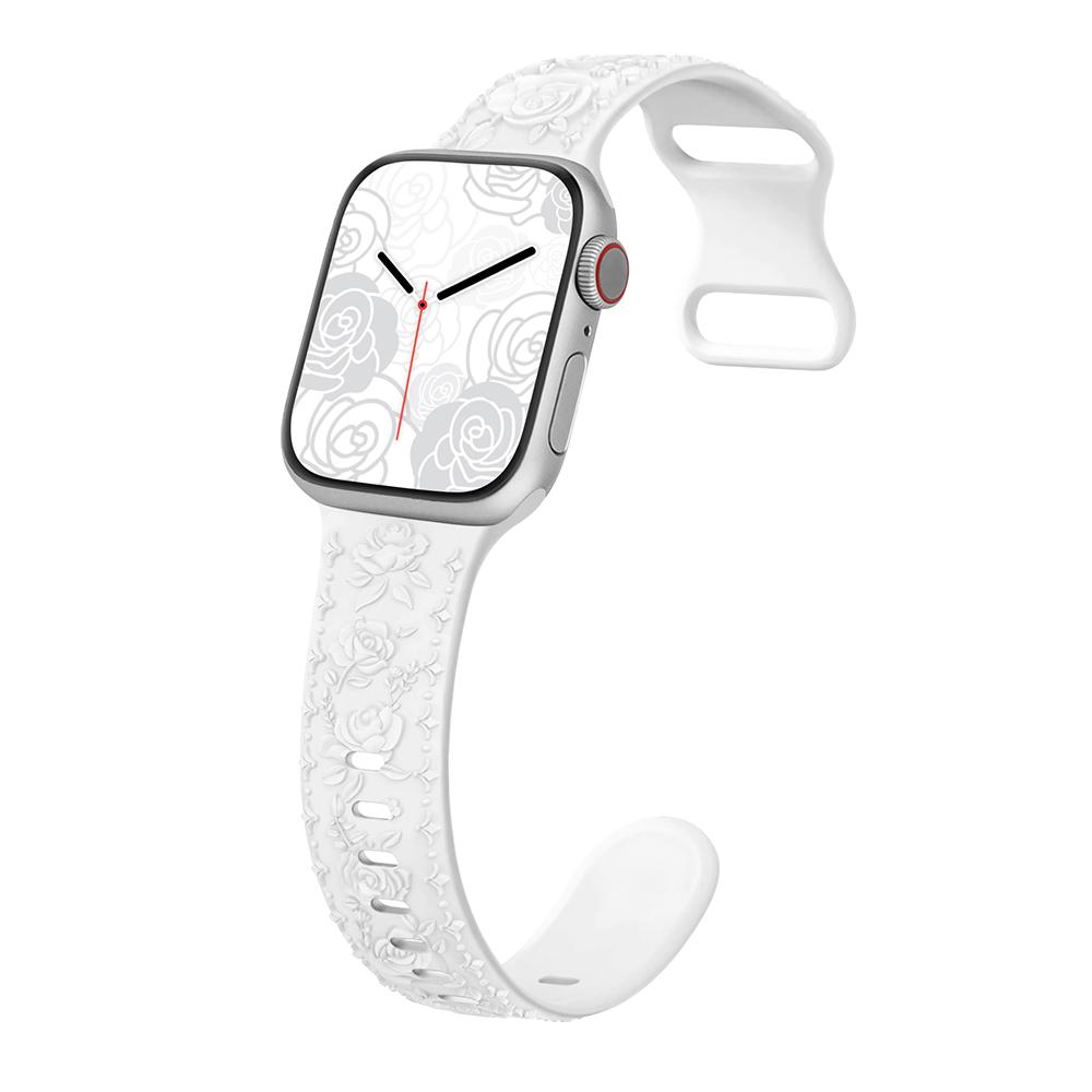 Ремешок с гравировкой для Apple, ремешок для часов 45 мм, 44 мм, 42 мм, 49 мм, 40 мм, 41 мм, силиконовый браслет Correa iWatch Series 8, 9, 7, 6, 5, 4, 3 Ultra SE
