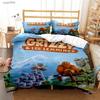 Grizzly and The Lemmings All Season Duvet Cover Comforter Beding Sets Soft Quilt Cover and Pillowcases Single/Double/Queen/King