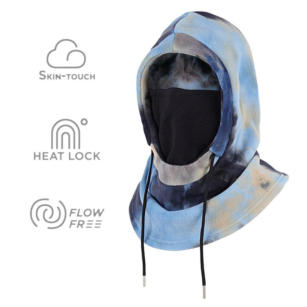Лыжная маска для мужчин и женщин, зимняя Балаклава, теплая ветрозащитная маска для лица, флисовый капюшон, полный головной убор, шарф, утеплитель для шеи