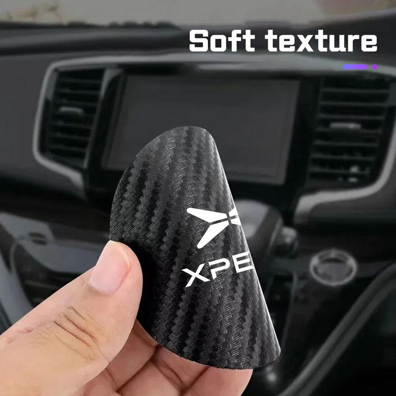 2Pcs Leather Coaster Mat For Xpeng Xiaopeng P5 P7 G9 G3i G6 G3 P7i X9 p7i p5 g3 Anti-noise Water Cup Pad Cushion Accessories 