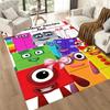 Numberblocks Area Rug Perfect For Playrooms Kitchen Hallway Dormitory Antislip Carpet Anime Office Decor Perfect Gift For Womenmen