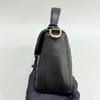 [Pre-Owned] Gucci Chevron Leather GG Marmont Mini Top Handle Bag 'Nero' - Excellent #1V9T0GG