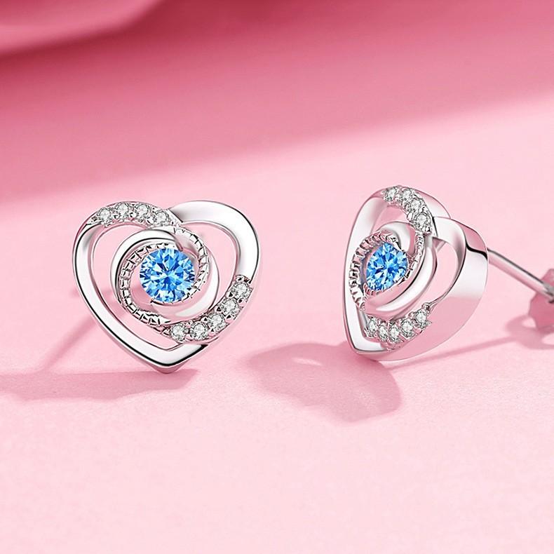 Вечные серьги-сердечки, женские модные маленькие серьги-сердечки в форме роз для подруги