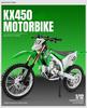 1:12 Kawasaki KX450 Сплав Дорожный Спортивный Мотоцикл Модель Литье под Давлением Металл Горный Внедорожный Мотоцикл Модель Симуляция Детская Игрушка Подарок