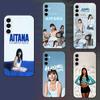 Чехол для телефона Cuarto A-Aitana-S Синий для Samsung Galaxy A73,A72,A71,A70,A52,A51 Другие Мягкий Черный Чехол