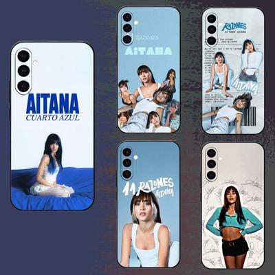 Чехол для телефона Cuarto A-Aitana-S Синий для Samsung Galaxy A73,A72,A71,A70,A52,A51 Другие Мягкий Черный Чехол