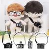 Plastic Dolls Camera Shutter and Flash Miniature Camera Gift Dollhouse Camera 1/6 1/12 Doll