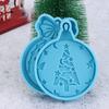 Christmas Silicone Mold for Christmas Tree Hanging Pendant DIY Epoxy Resin Mold Keychain Jewelry Making Home Party Decoration