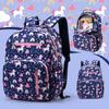 Милый детский рюкзак для мальчиков и девочек дошкольного возраста, повседневная многофункциональная сумка с забавными принтами для начальной школы