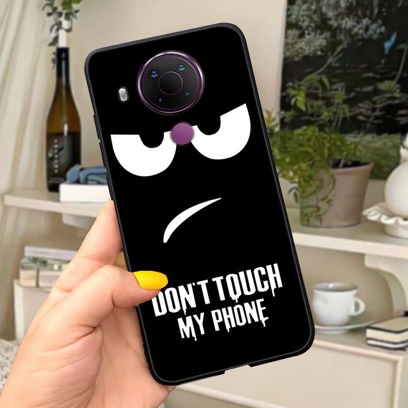 For Nokia 5.4 Case Soft Black Silicone Phone Back Cover For Nokia 5.4 Case Nokia5.4 TA-1333 TA-1340 TA-1337 TA-1328 TA-1325 Cat