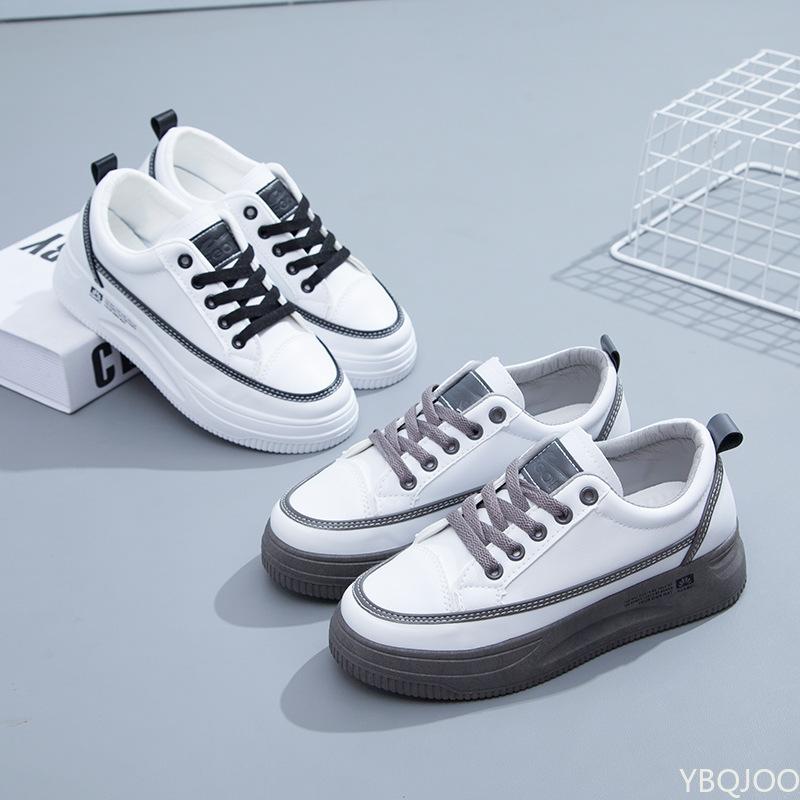 Fashion Casual Women's Shoes Autumn Styles Are High All-match White Shoes Platform Shoes Leisure Walking Shoes for Women