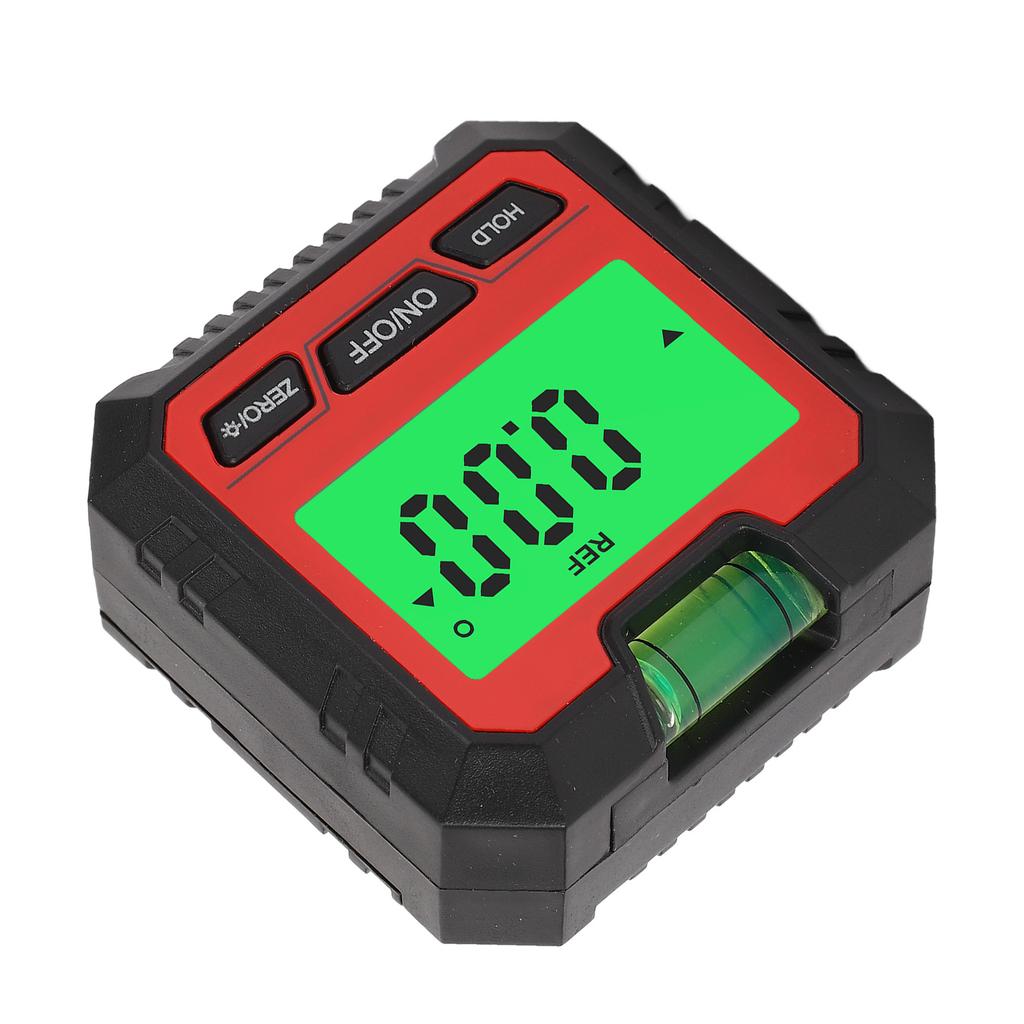 Digital Box Backlit LCD Display Magnetic Base 4 X 90 degrees Angle Gauge Meter Finder Protractor for Automotive Motorcycle